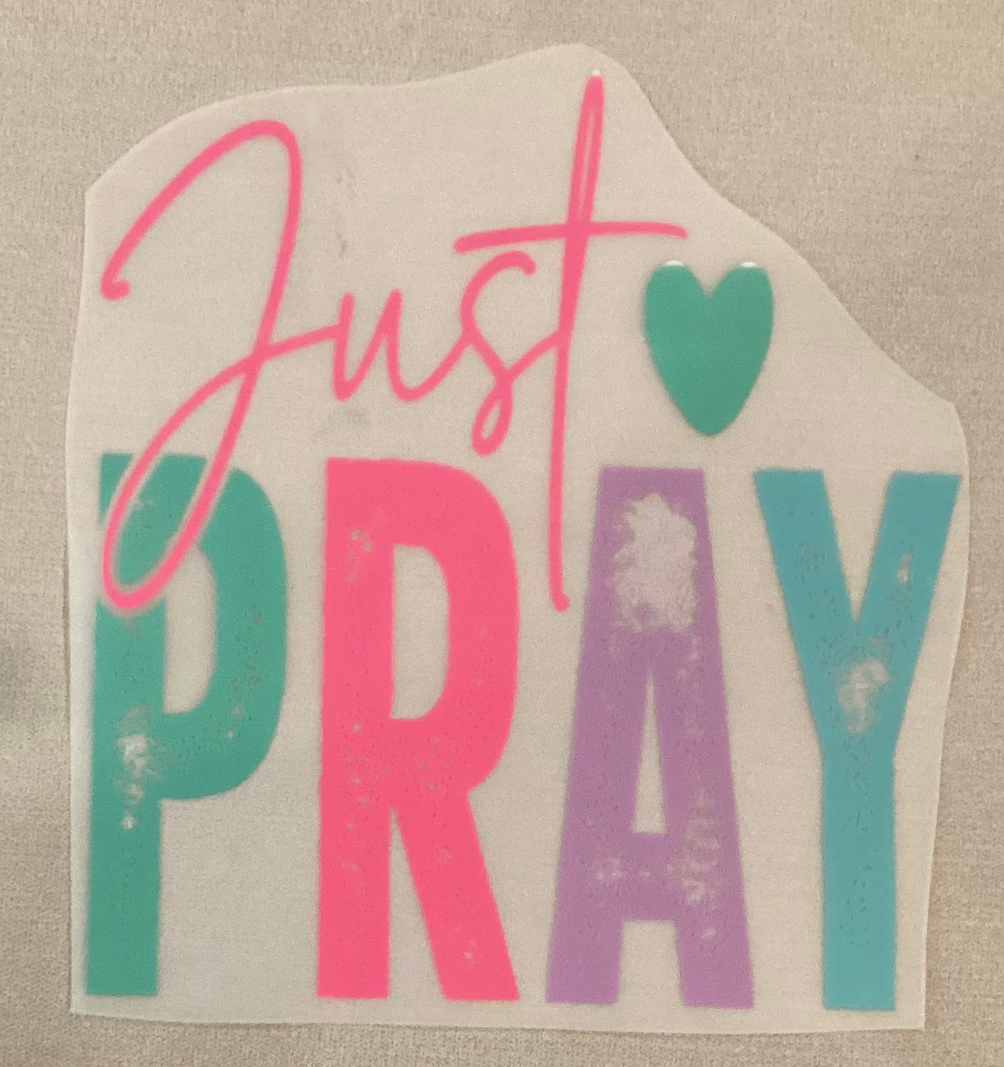 Just Pray - Pastels