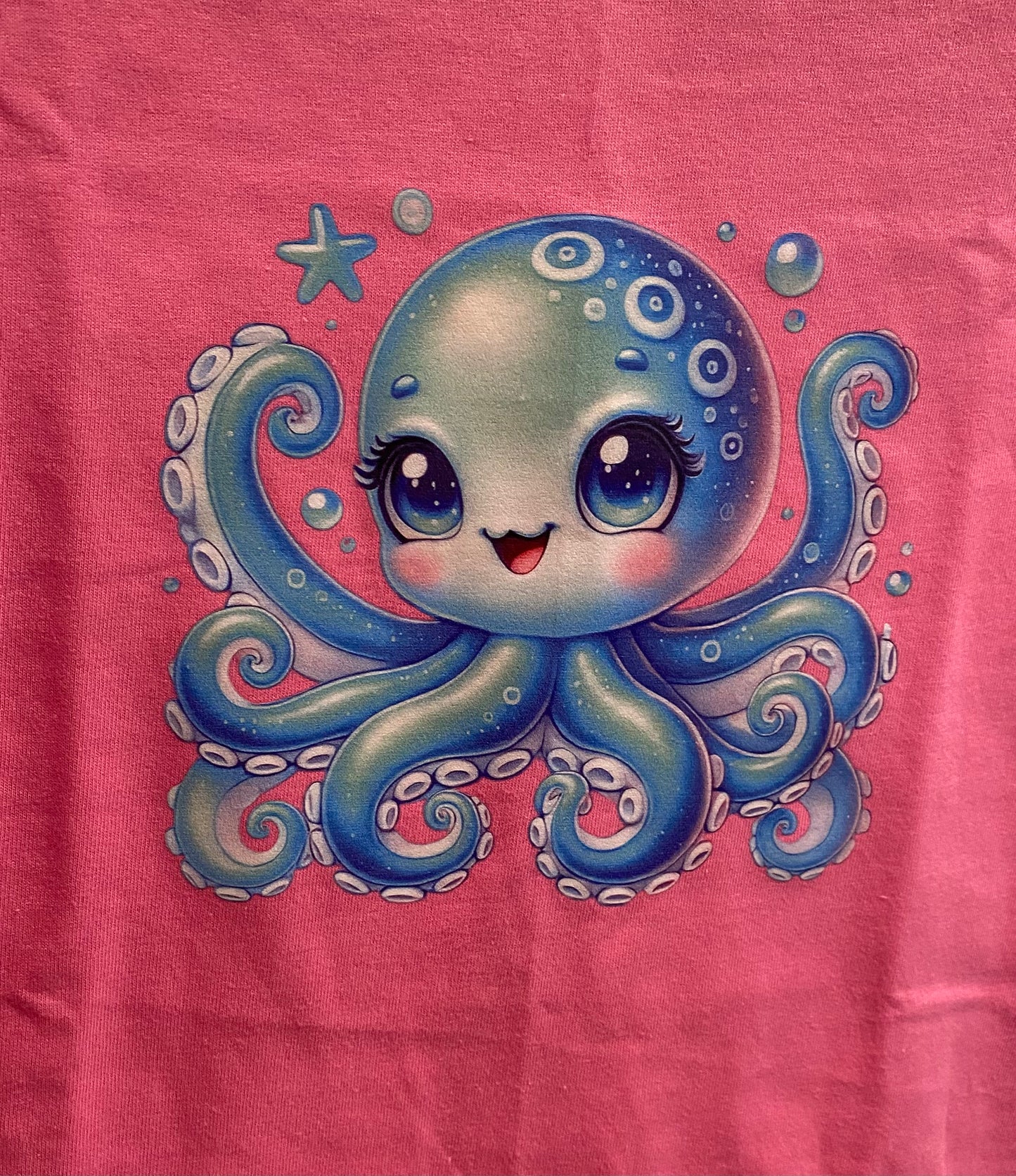 Youth Small - Octopus on Pink