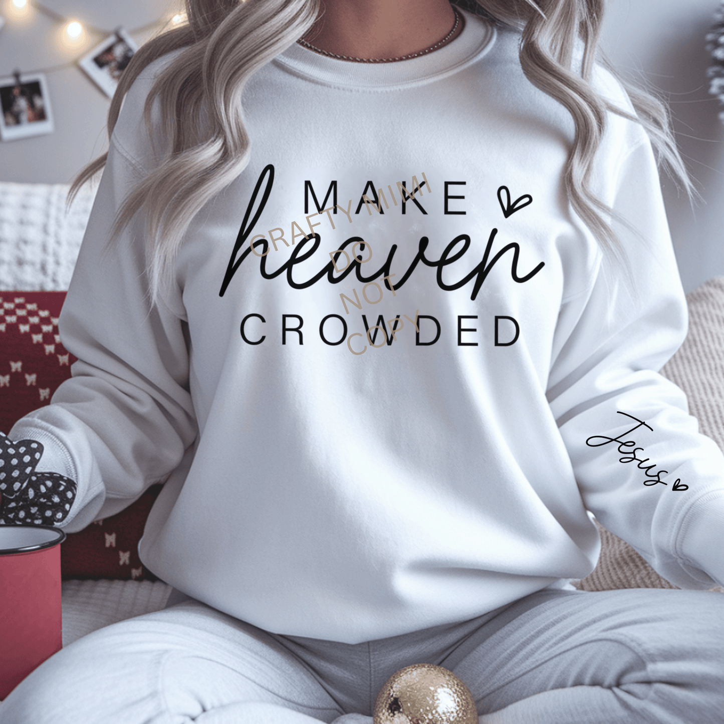 Make Heaven Crowded Chest and Sleeve
