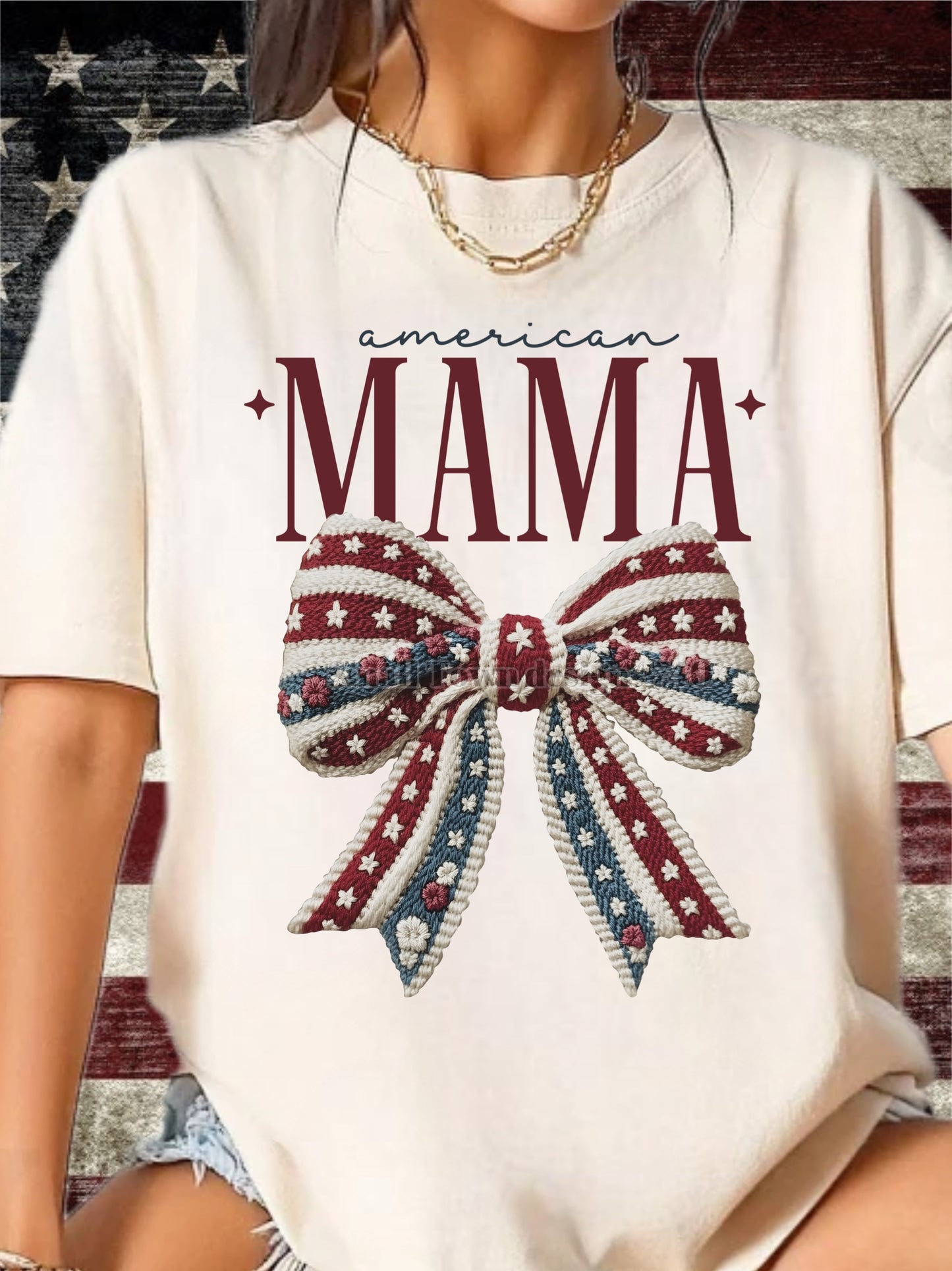 American Mama - 4th of July - DTF Transfer
