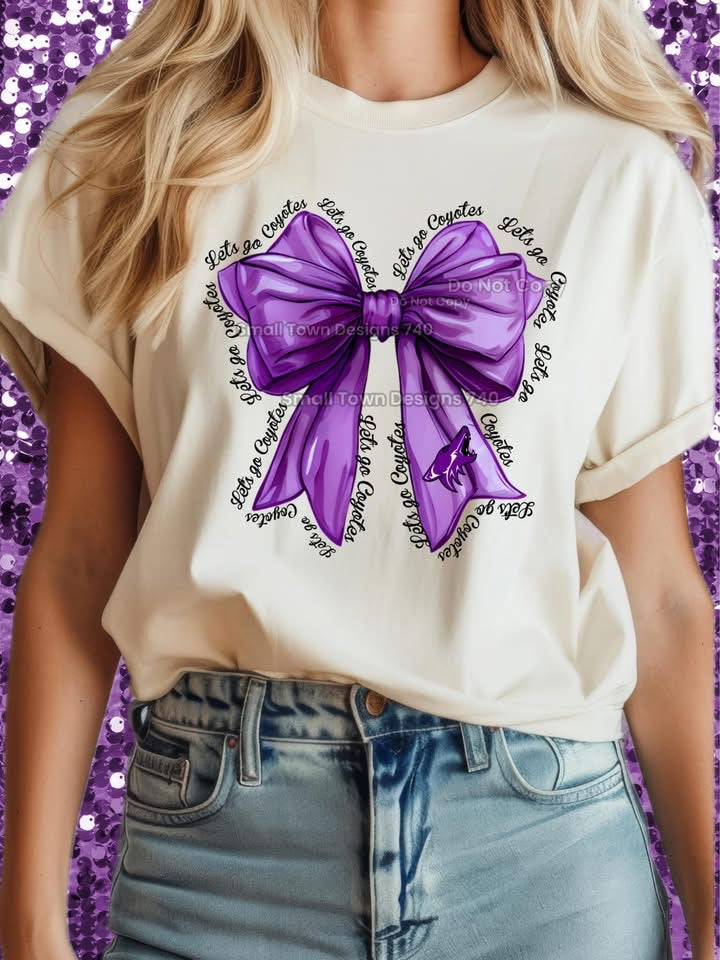 Coyotes Bow - word wrapped