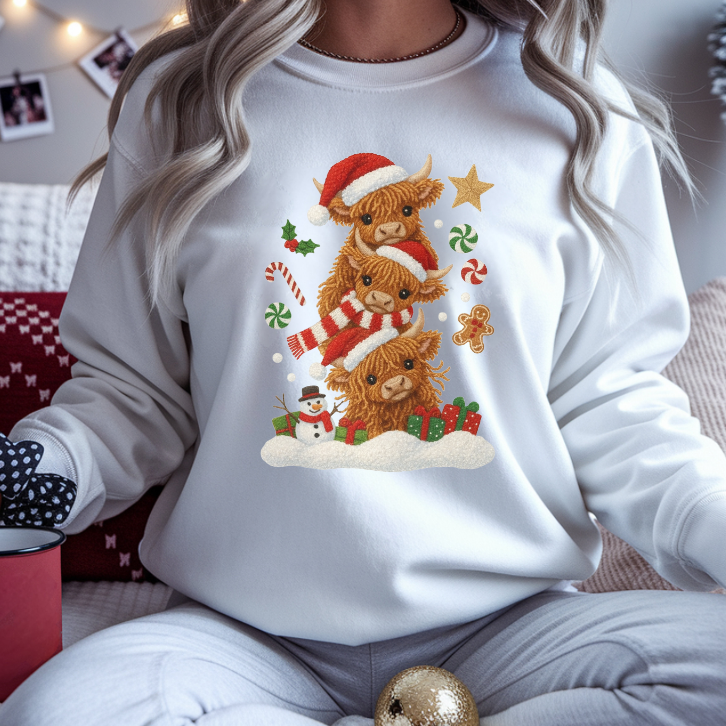 Christmas Highland Cows