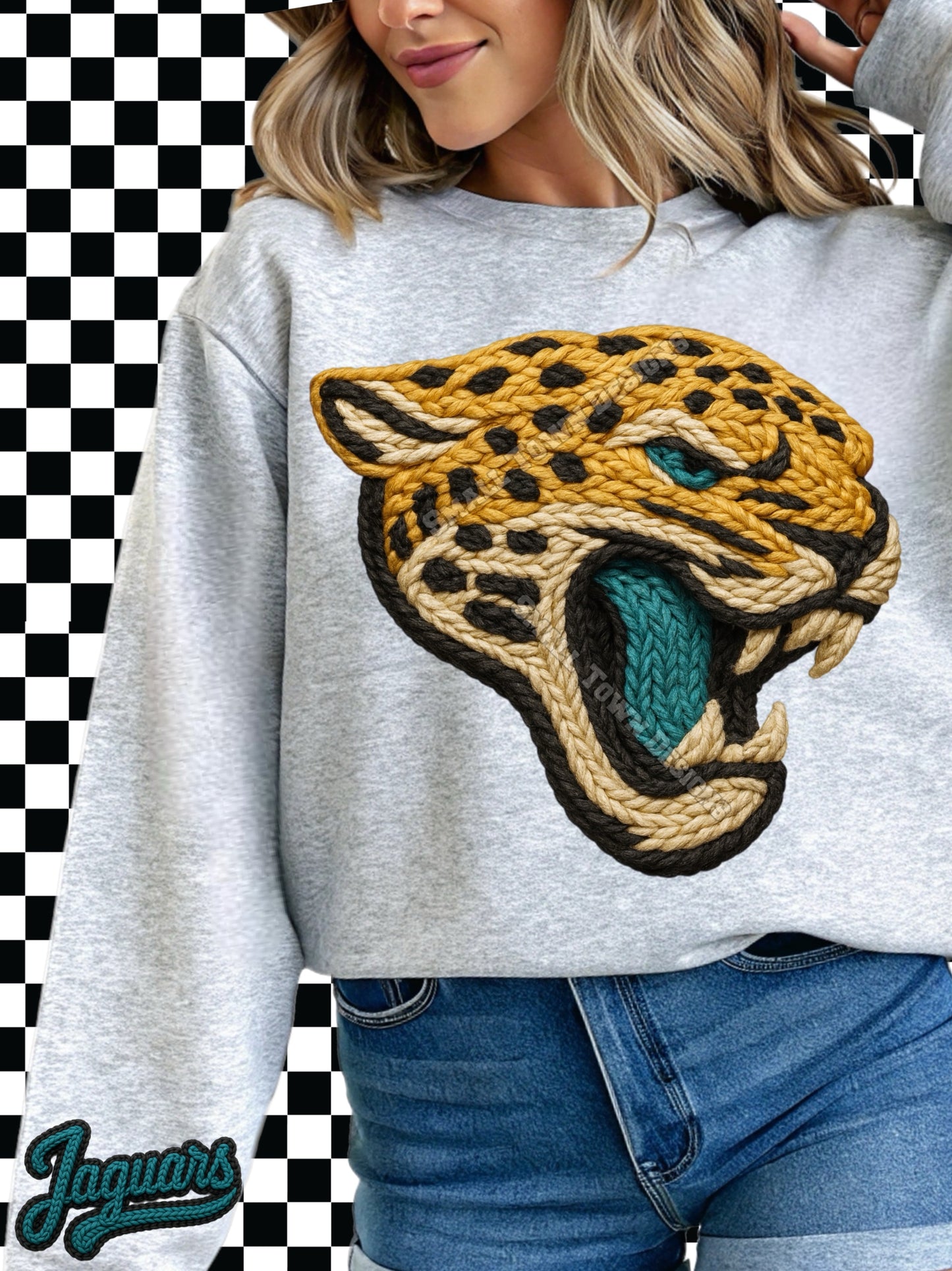 Jaguars Faux Yarn Style
