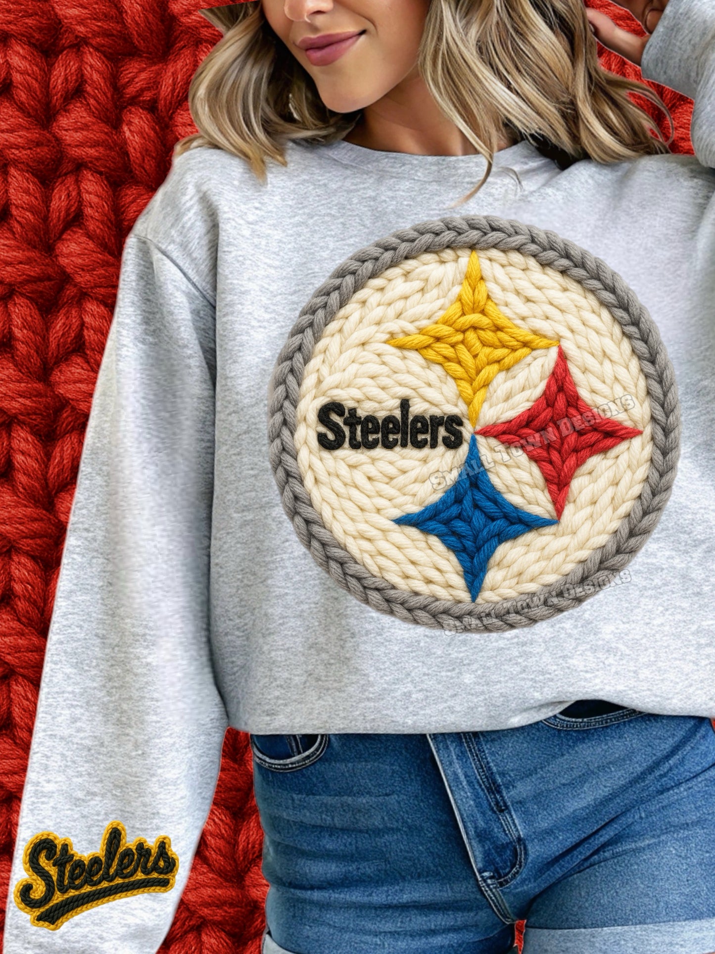 Steelers Faux Yarn Style