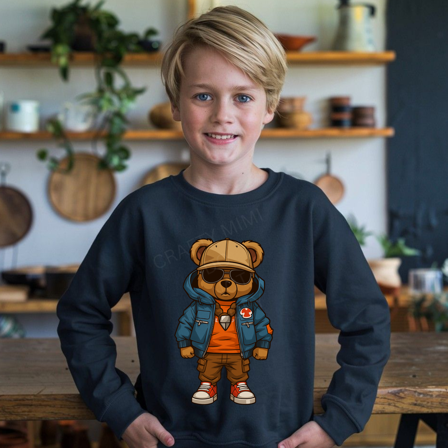 Cartoon Street Wear Bear