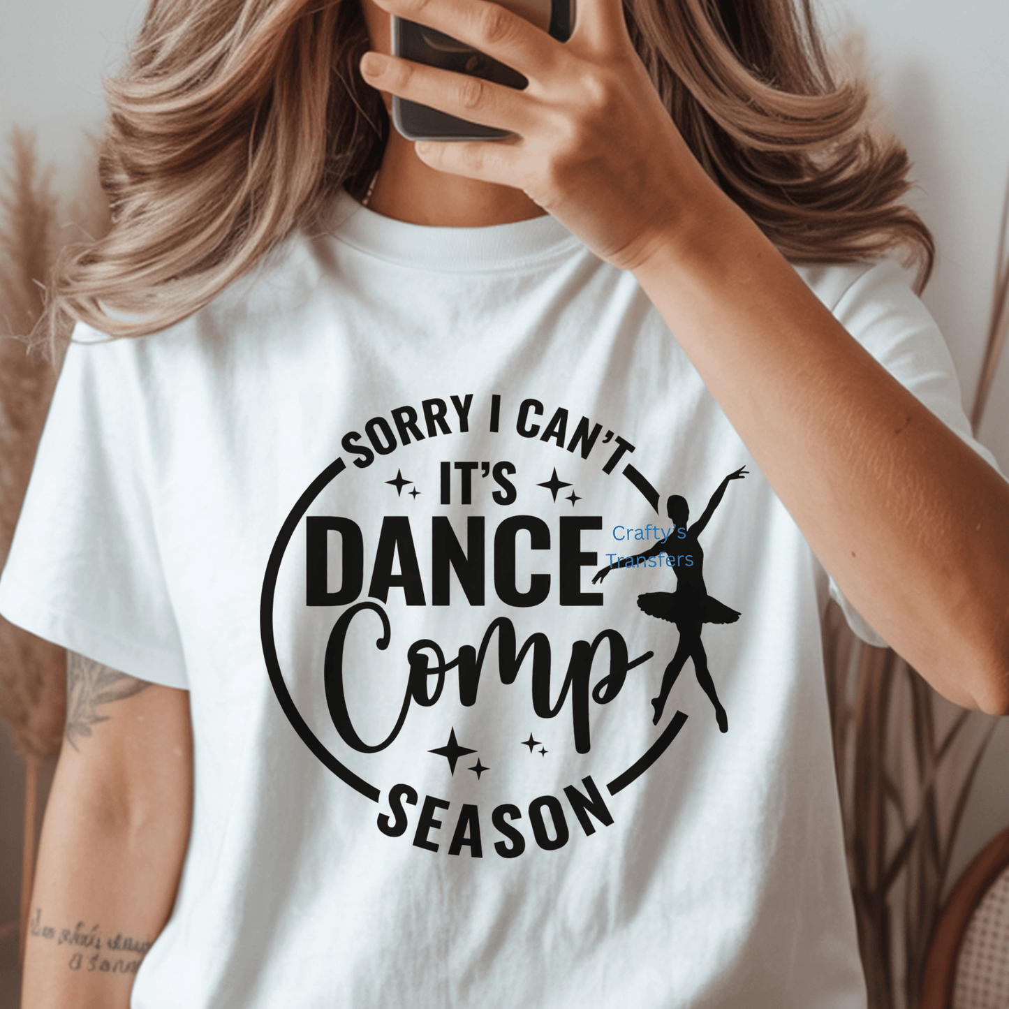 Dance DTF Transfer | Dance Shirt Heat Transfer | Script Dance Design | Ready to Press