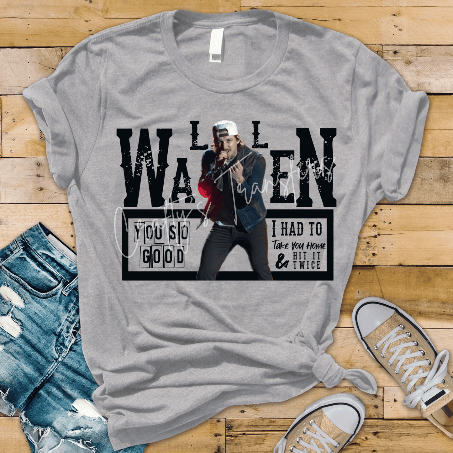 Morgan Wallen Singer DTF Transfer | Country Concert Graphic Tee Transfer | Western Music Shirt Design