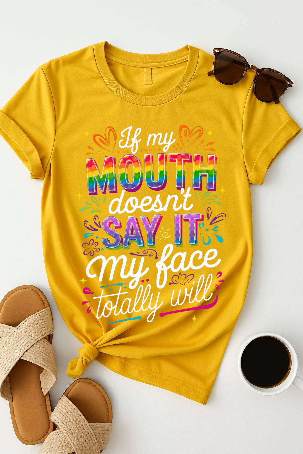 If My Mouth Doesn't Say It My Face Totally Will