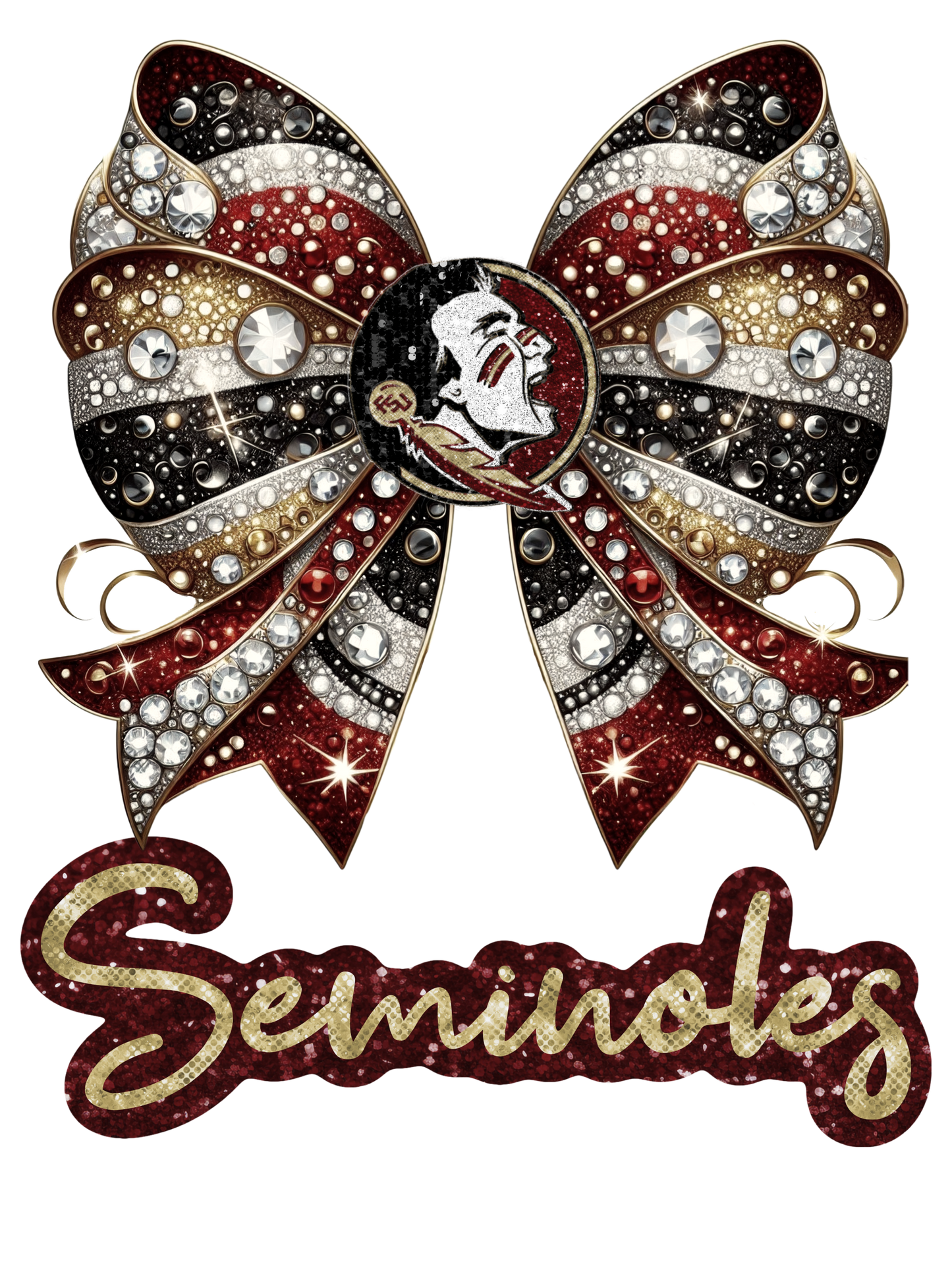 Florida State Seminoles Bling Bow