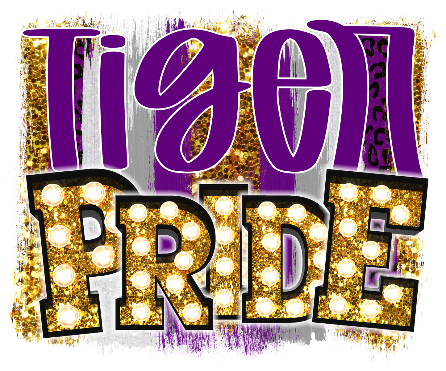 Tiger Pride - Purple & Gold