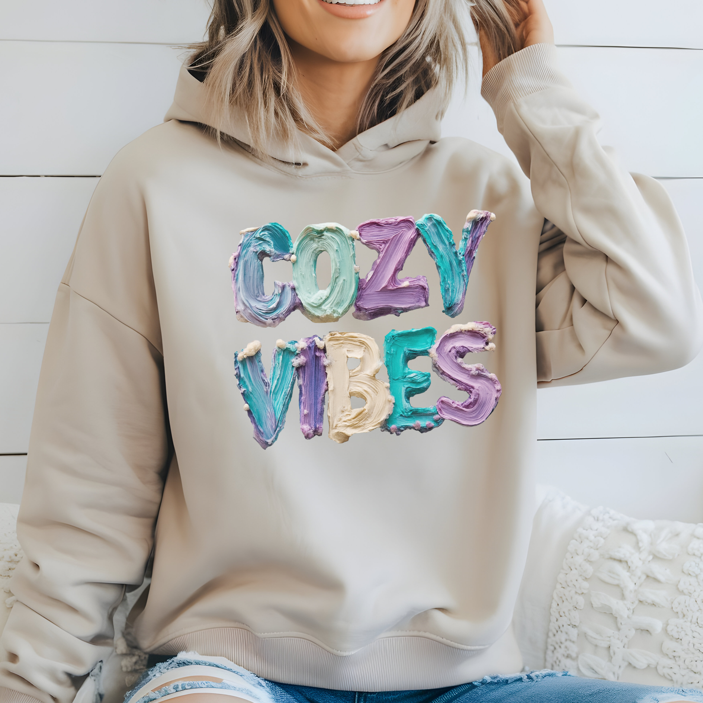 Cozy Vibes Impasto Style