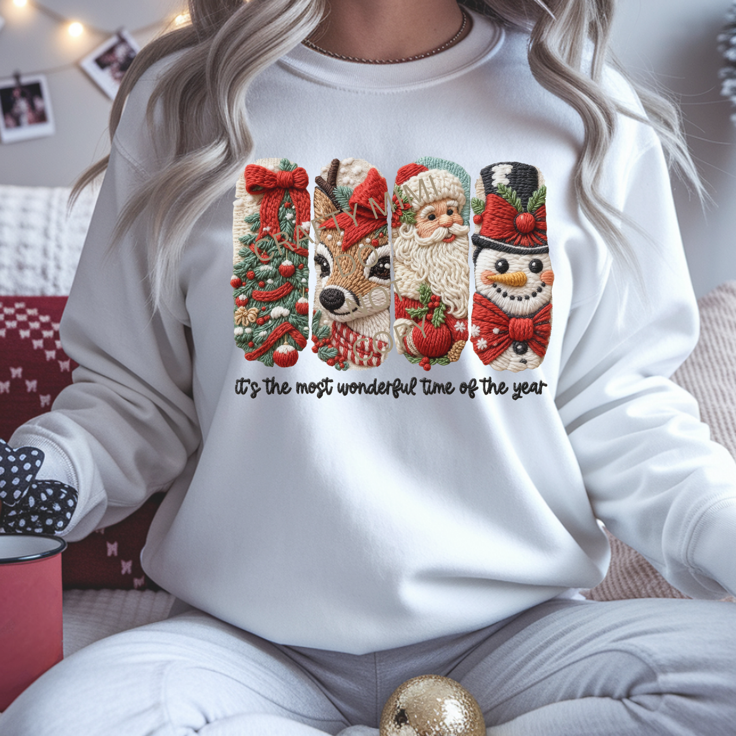 It's The Most Wonderful Time Of Year Brushstroke Christmas