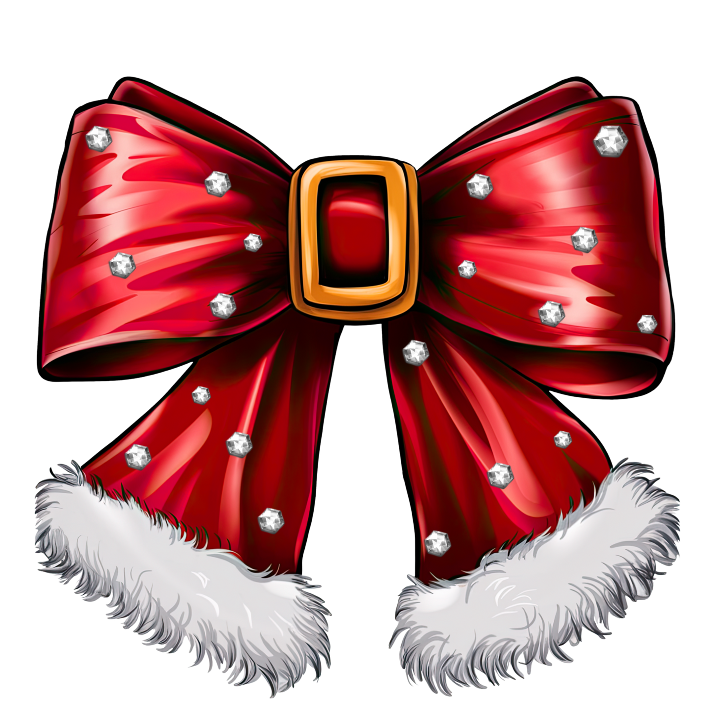 Santa Belt Bow