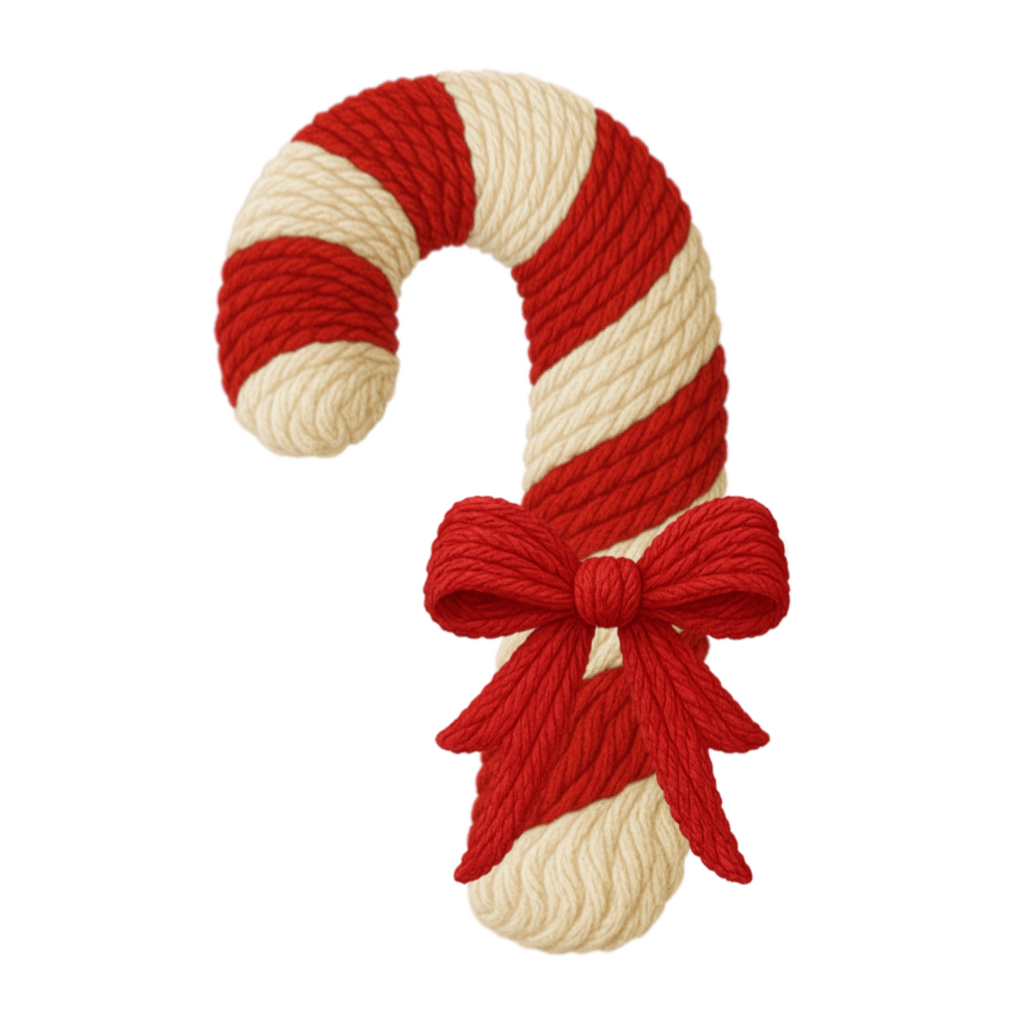 Yarn Candy Cane