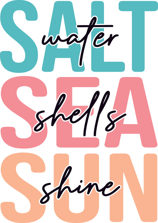 Salt Sea & Sun - DTF Transfer