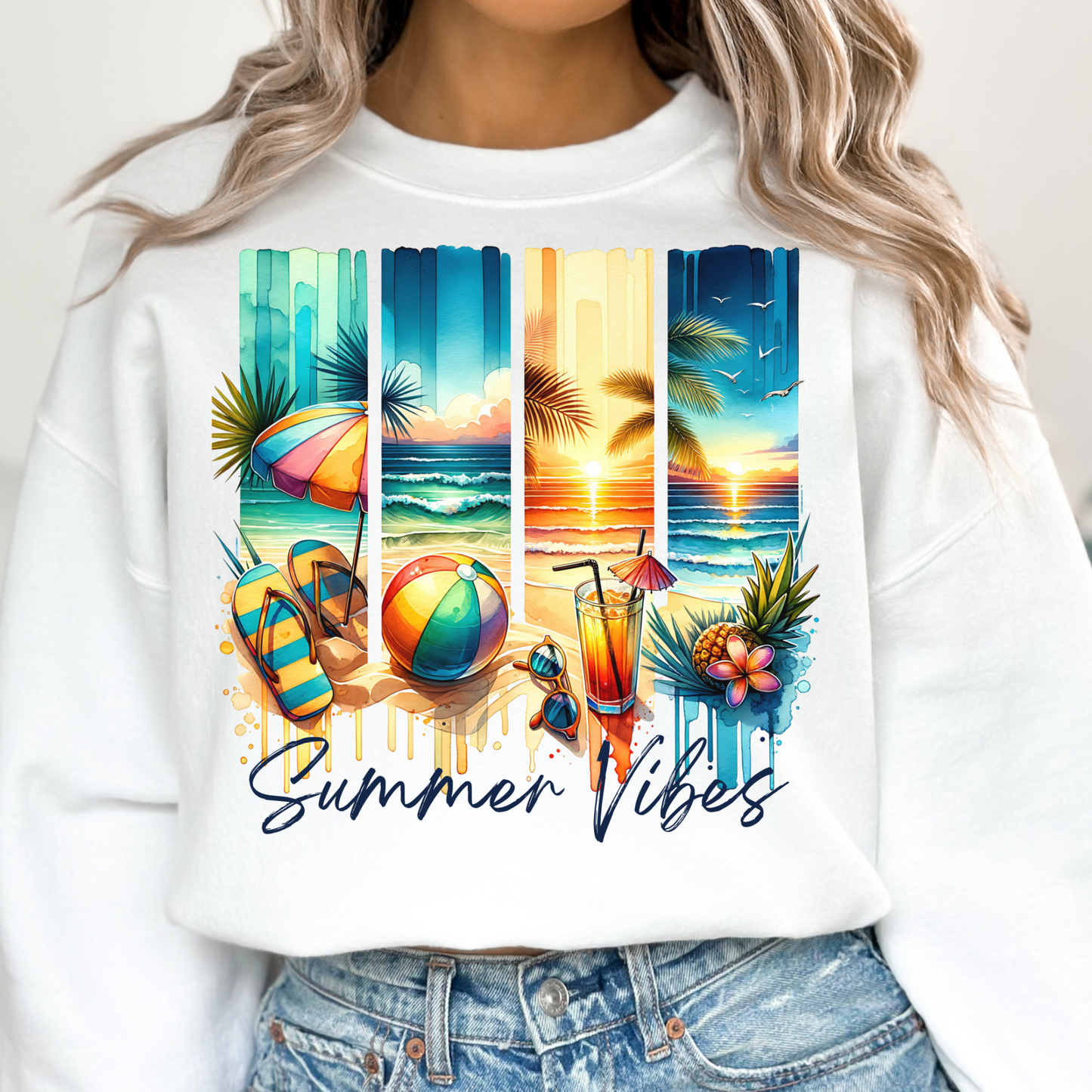 Beach Scene - DTF Transfer