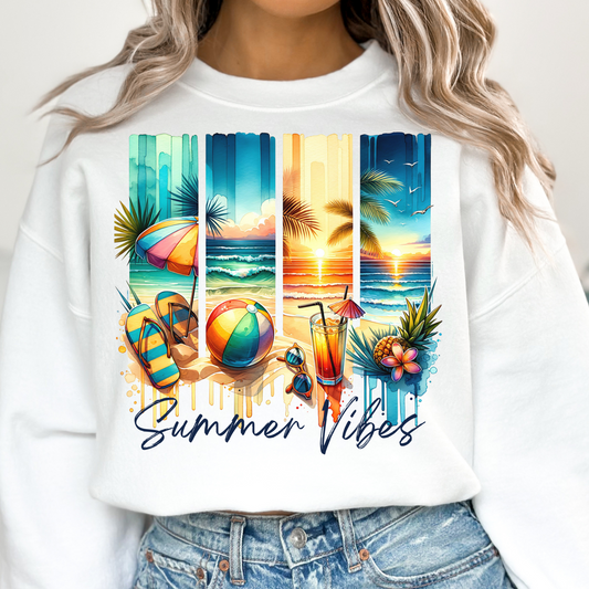 Beach Scene - DTF Transfer