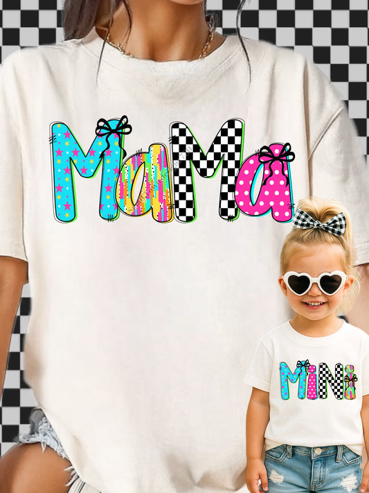 Colorful Mama, Mini, Mimi, Auntie, Gigi, Nana - DTF Transfer