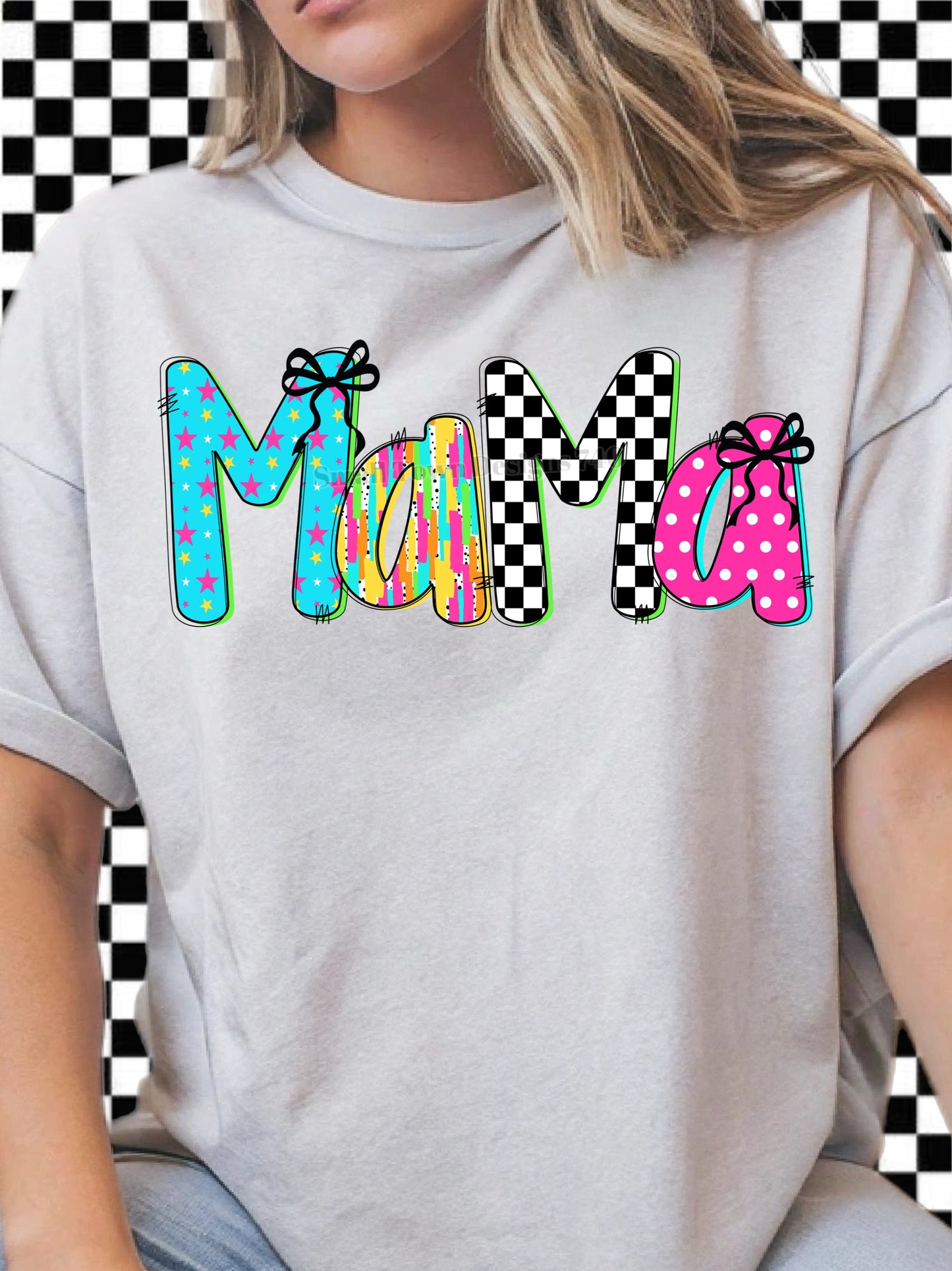 Colorful Mama, Mini, Mimi, Auntie, Gigi, Nana - DTF Transfer