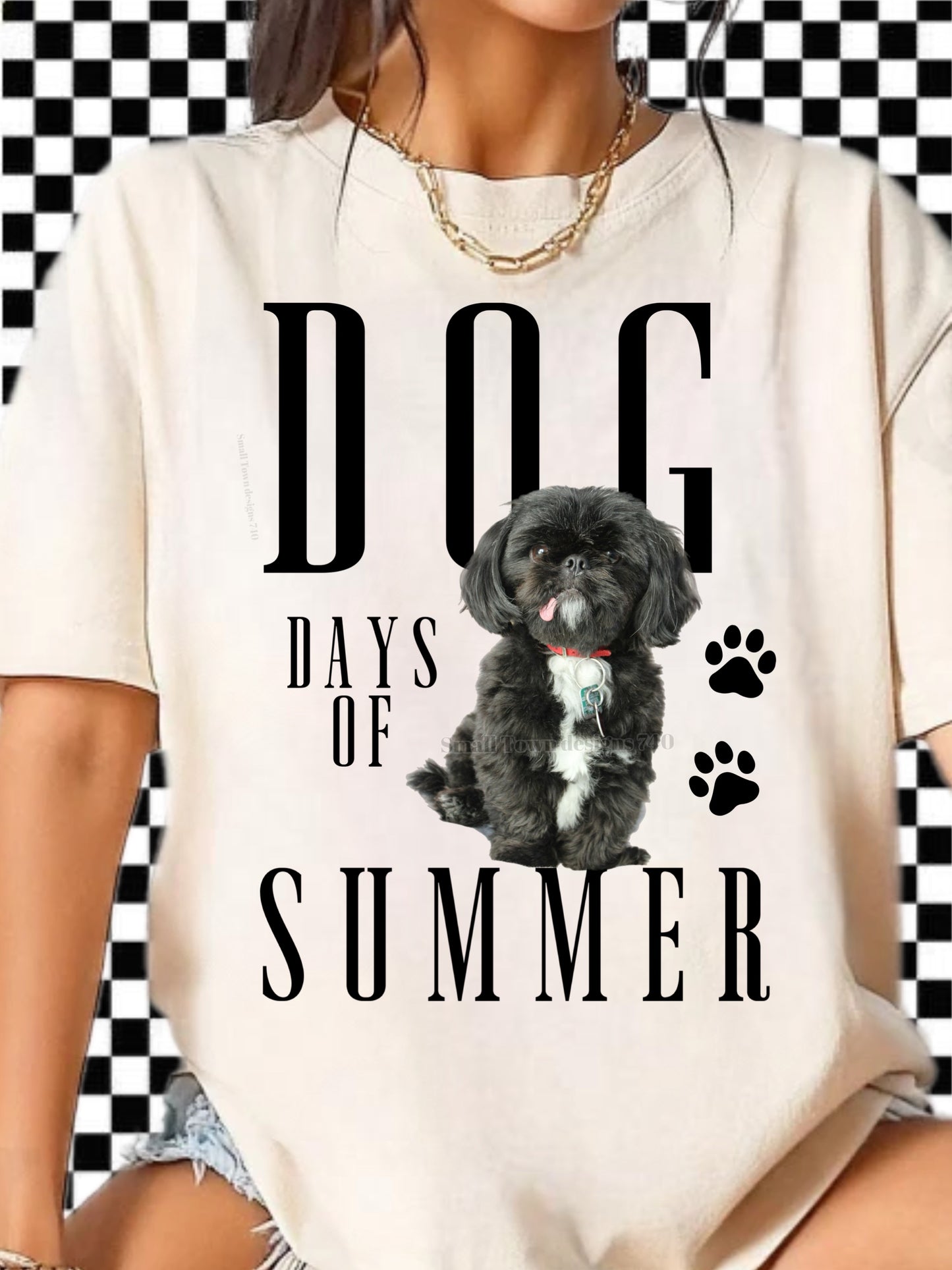Dog Days of Summer - DTF Transfer (multiple breeds to choose from)