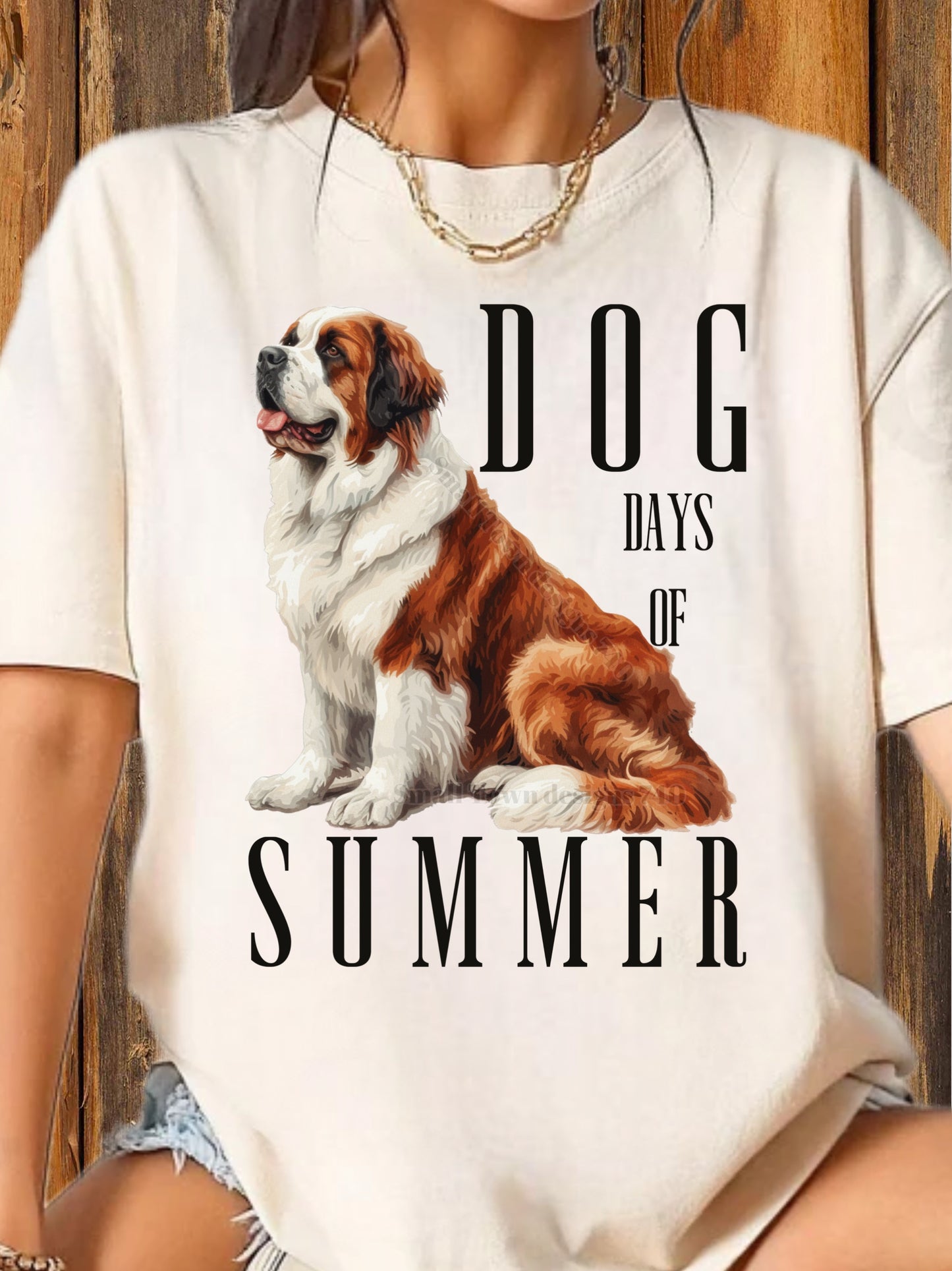 Dog Days of Summer - DTF Transfer (multiple breeds to choose from)