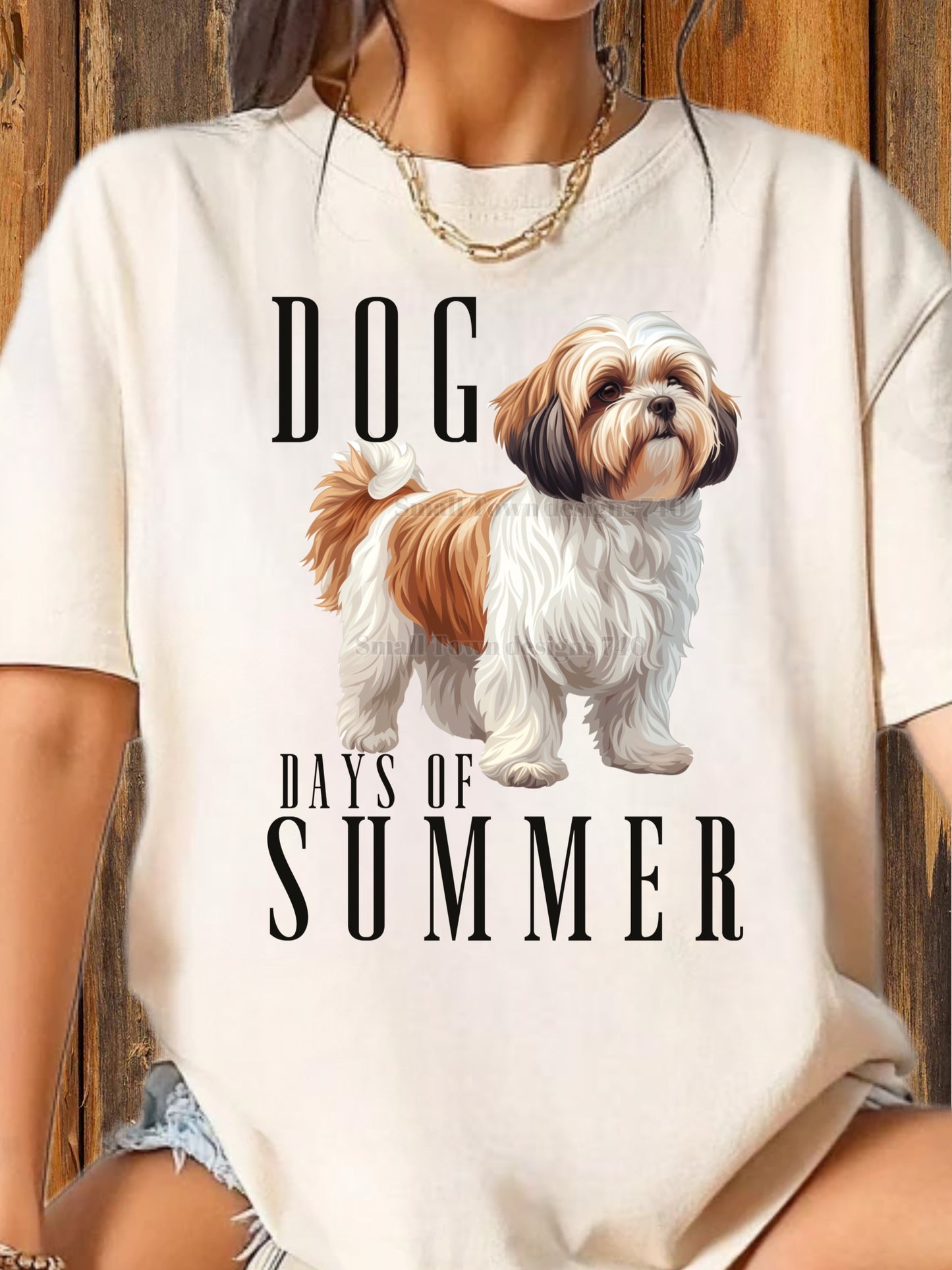 Dog Days of Summer - DTF Transfer (multiple breeds to choose from)