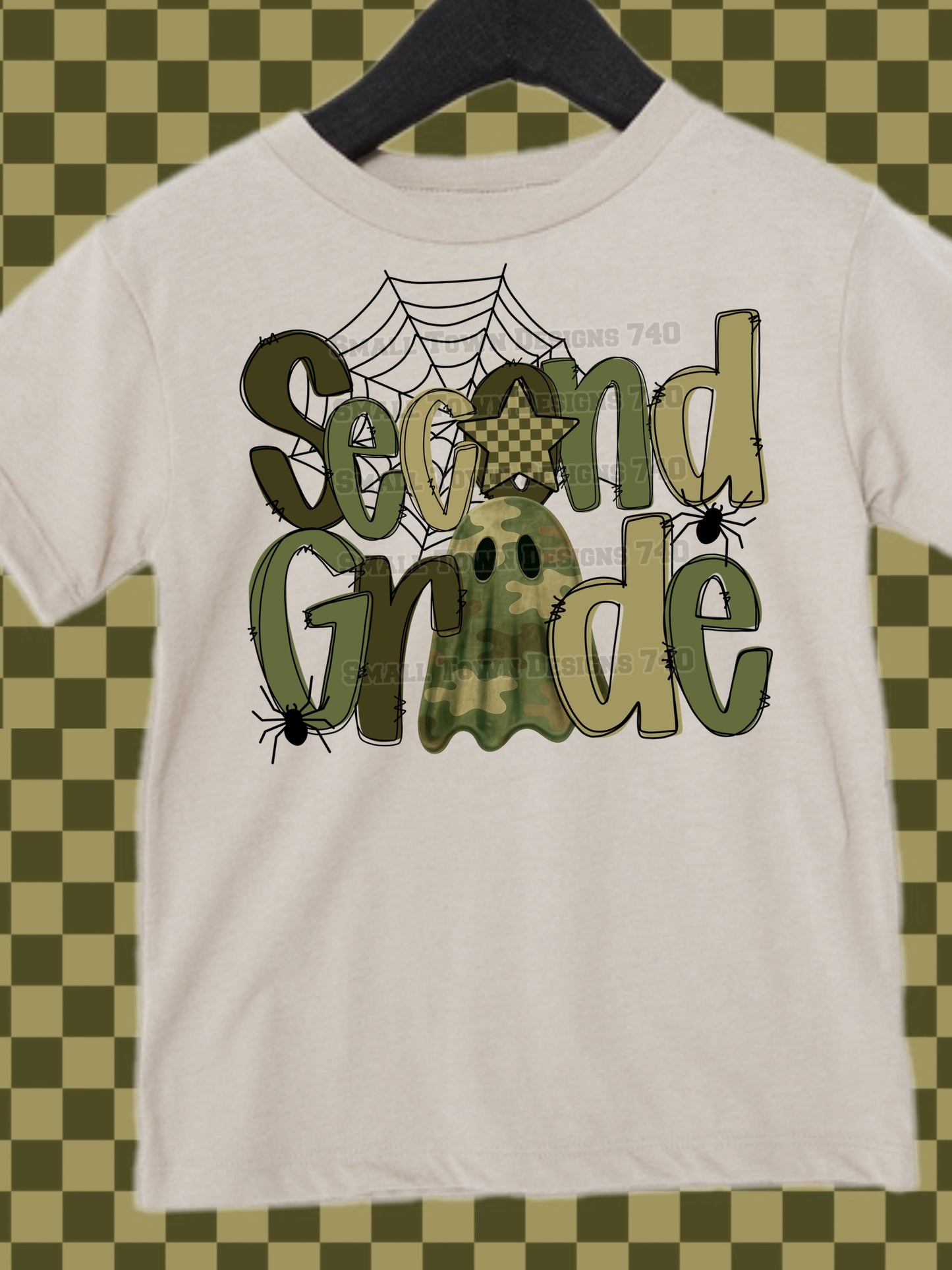 Green Halloween Ghost - Grades / School Roles