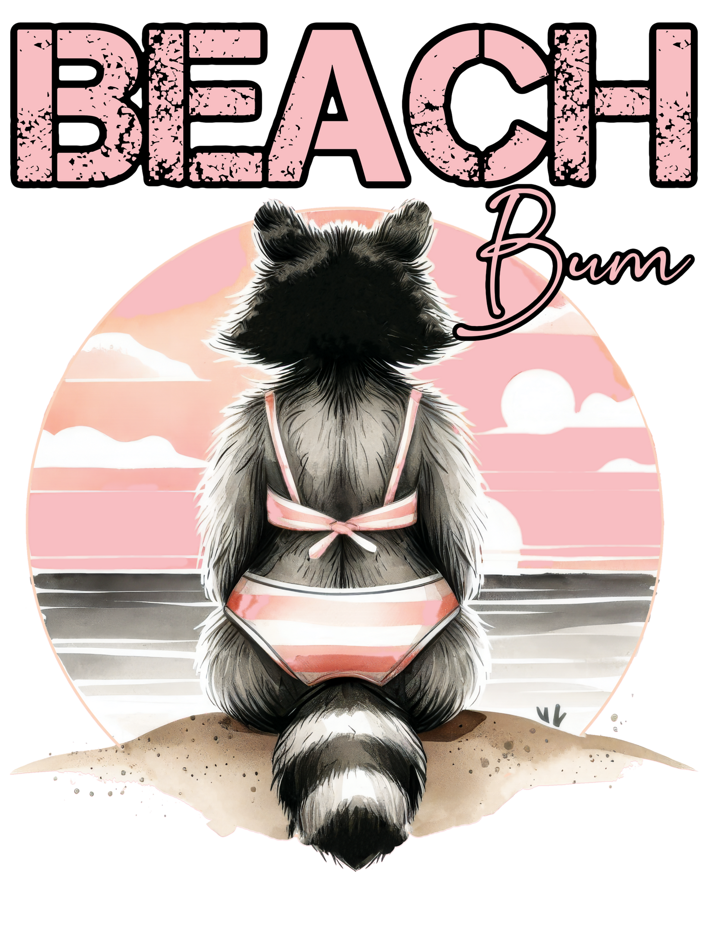 Beach Bum - Racoon