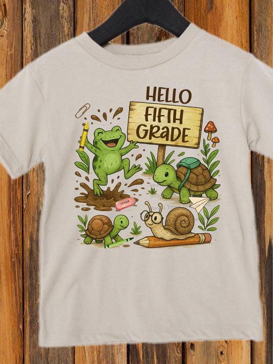 Hello Grade - Frog Turtle Snail