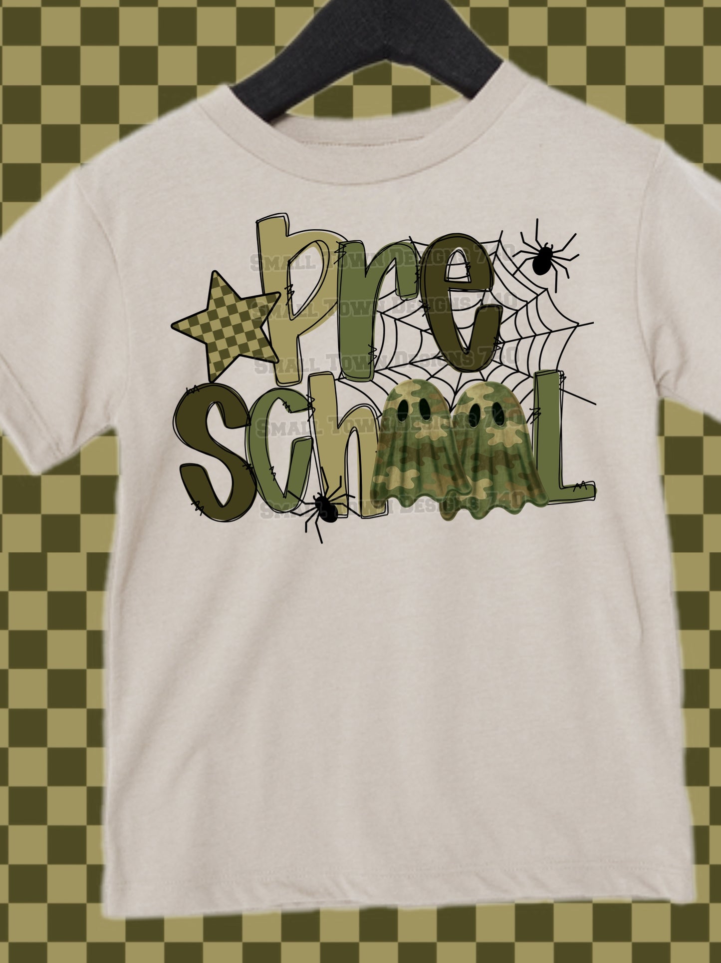 Green Halloween Ghost - Grades / School Roles