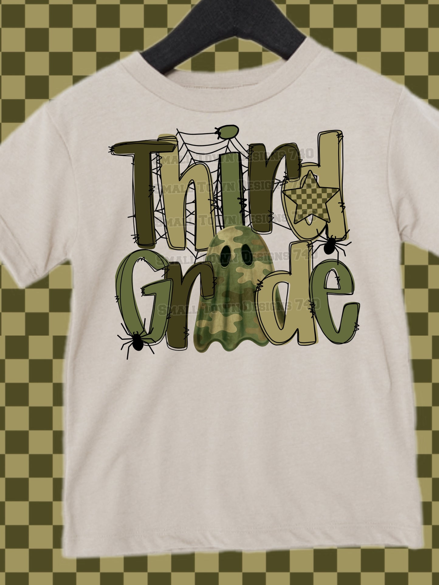 Green Halloween Ghost - Grades / School Roles