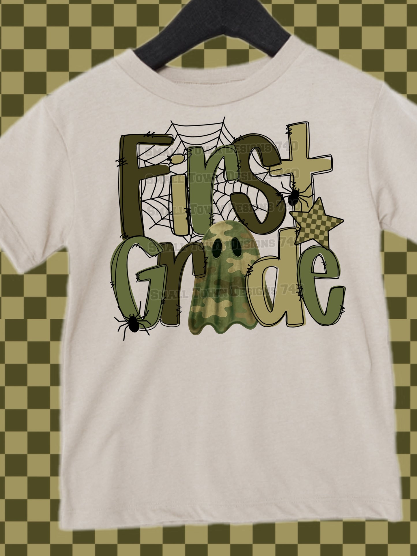 Green Halloween Ghost - Grades / School Roles