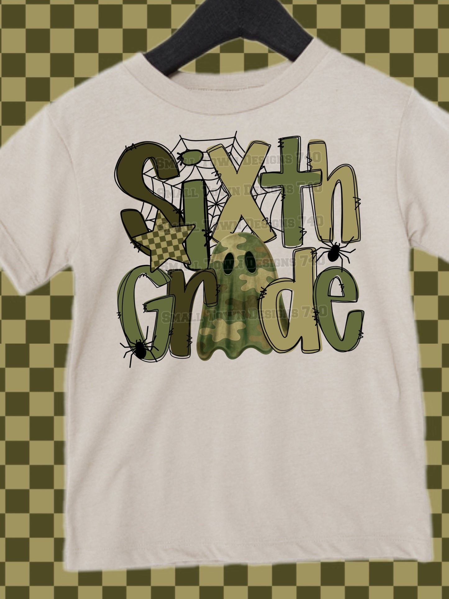 Green Halloween Ghost - Grades / School Roles