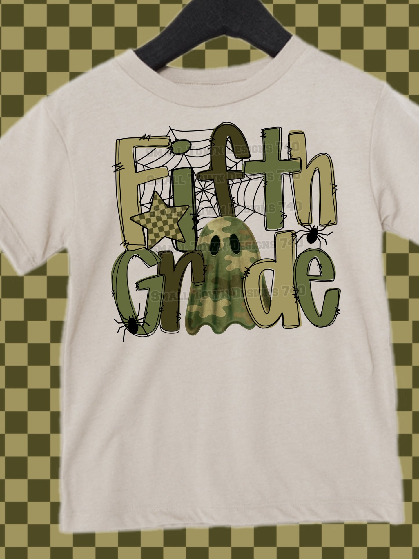 Green Halloween Ghost - Grades / School Roles