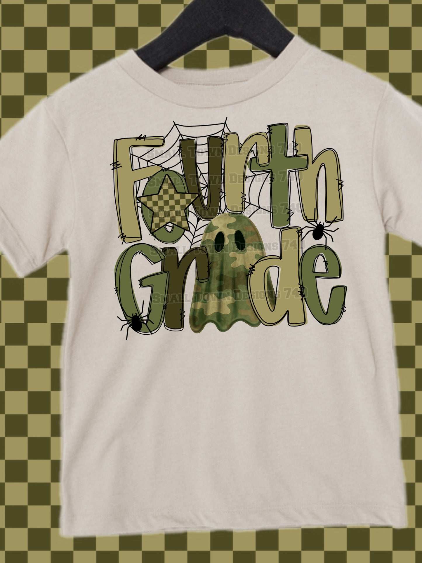 Green Halloween Ghost - Grades / School Roles