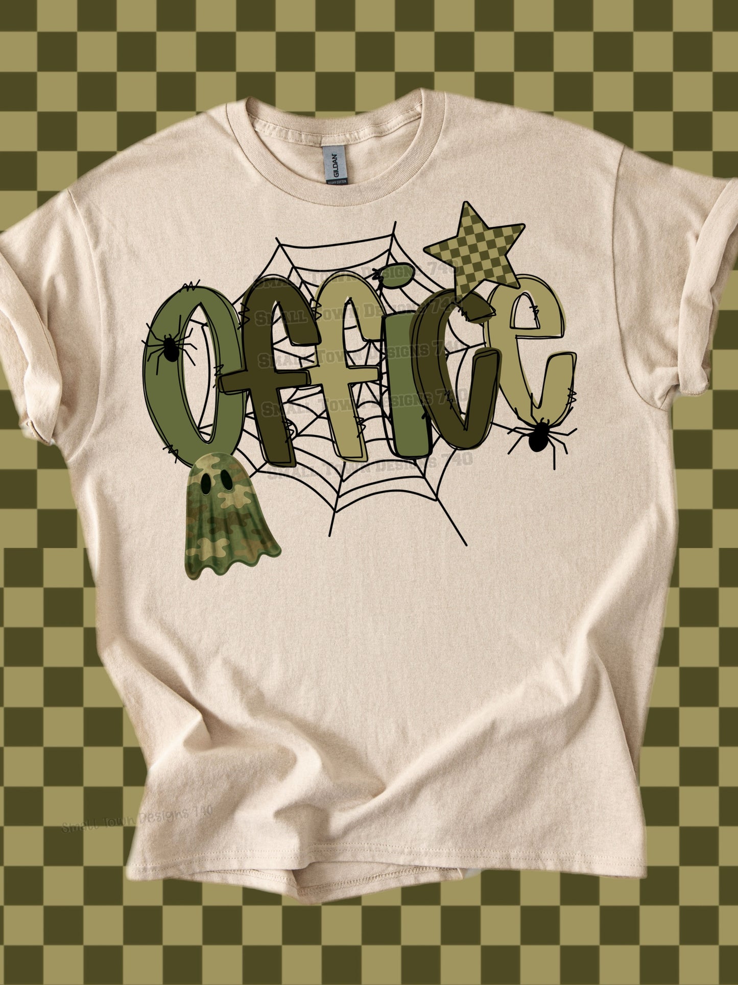 Green Halloween Ghost - Grades / School Roles