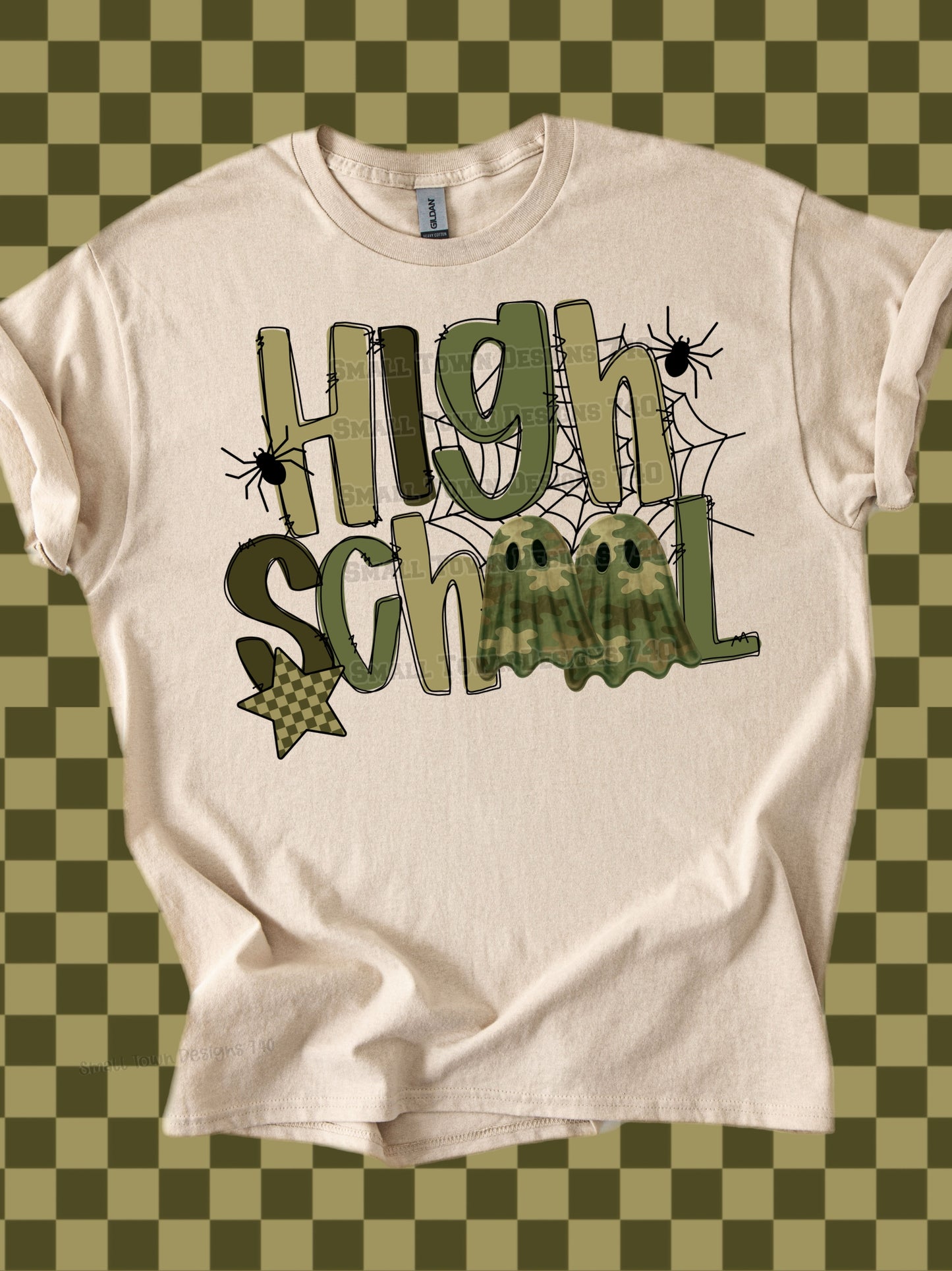 Green Halloween Ghost - Grades / School Roles