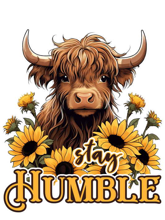Stay Humble Highland Heifer