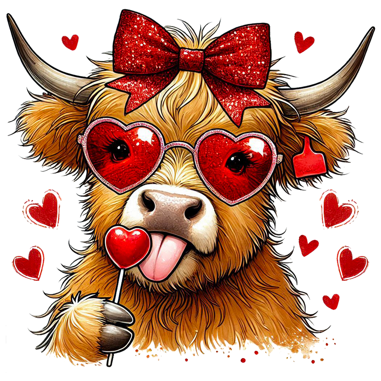 Highland Heifer Valentine