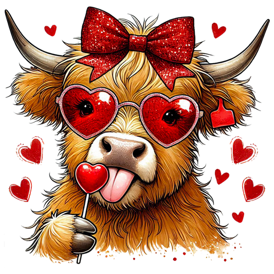 Highland Heifer Valentine