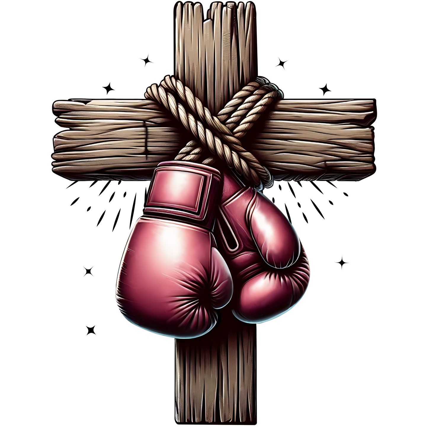 Cross & Boxing Gloves (multiple colors to choose from)