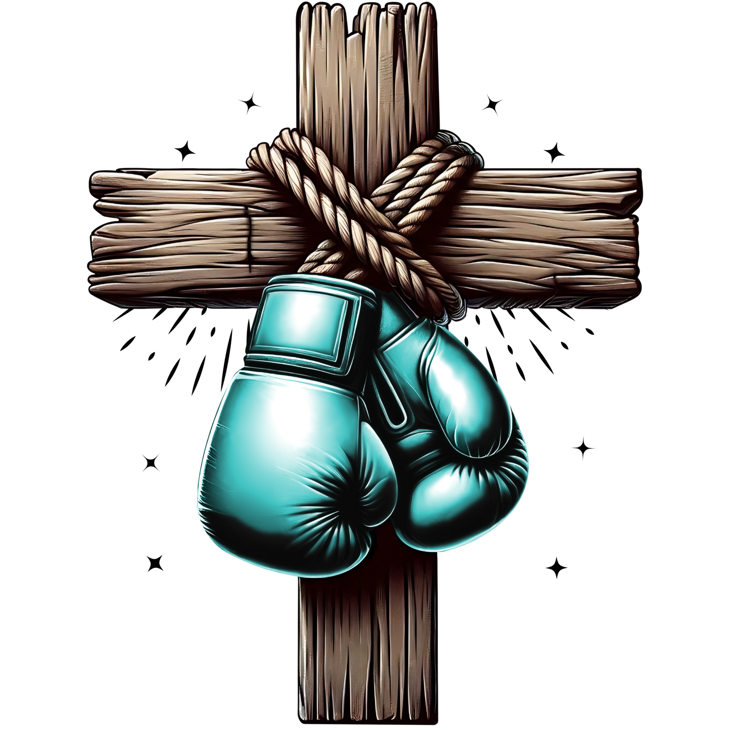 Cross & Boxing Gloves (multiple colors to choose from)