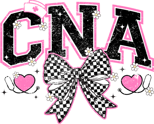 CNA Checkered Bow
