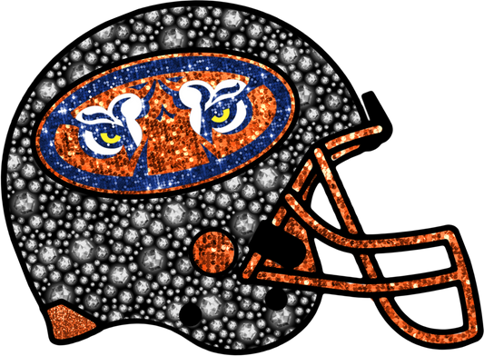 Auburn Tigers Rhinestone Helmet