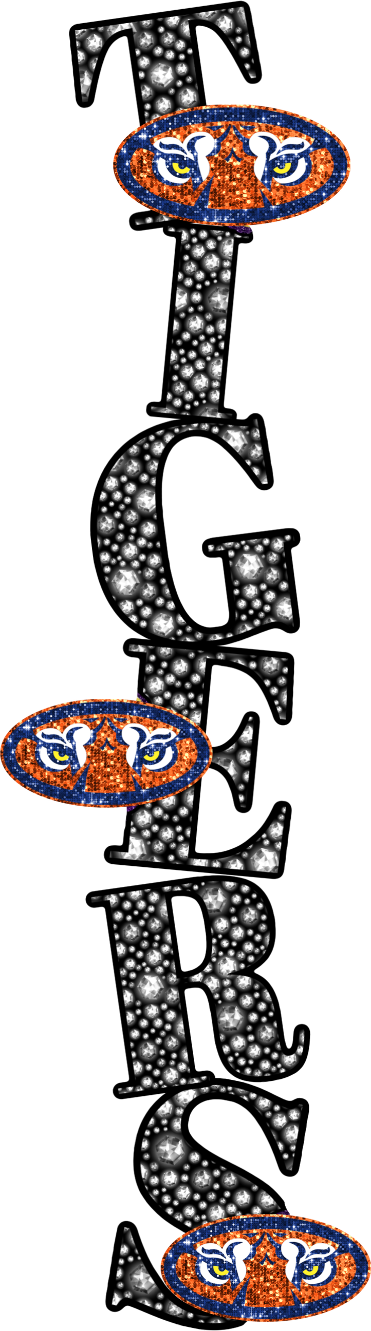 Auburn Tigers Rhinestone Sleeve
