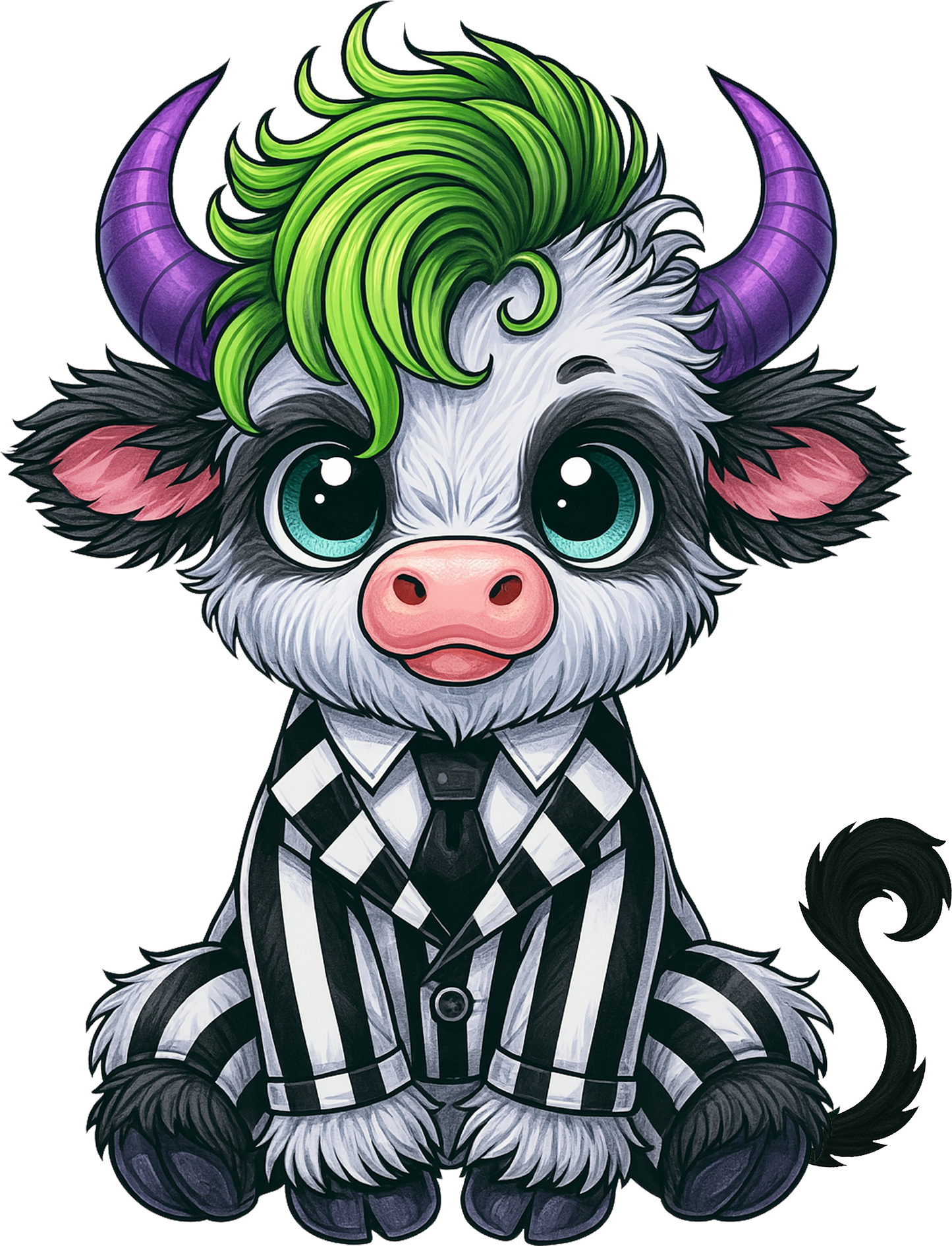 Beetle Juice Highland Cow