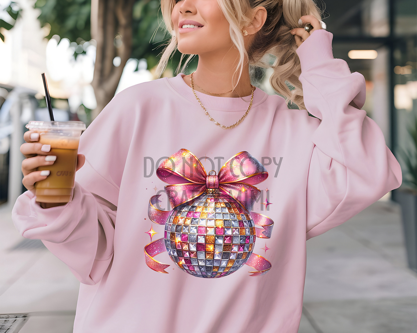 Pretty Ornament with Pink Bow