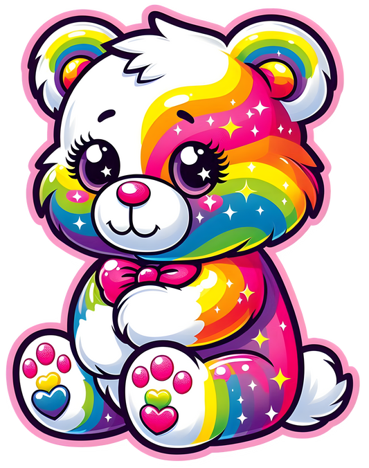 Rainbow Teddy Bear