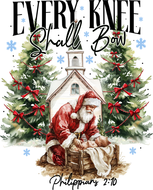 Every Knee Shall Bow Christmas Print
