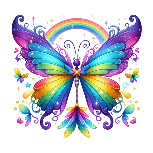 Butterfly - Rainbow colors